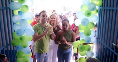 Prefeito Edilson e sua equipe entregam mais uma Escola no povoado Capim Duro