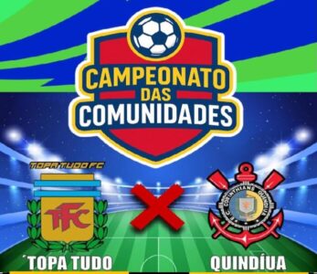 Topa Tudo x Quindíua fazem a primeira semifinal do Campeonato das Comunidades