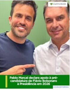 Flávio Bolsonaro participa de encontro com empresários e conferência de Pablo Marçal em São Paulo