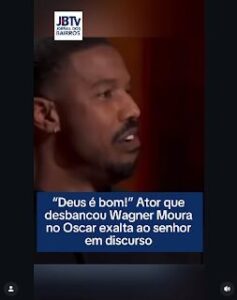 Michael B. Jordan vence o Oscar 2026 de Melhor Ator e emociona ao agradecer a Deus no discurso