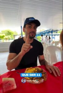 Caxias: Gentil Neto se alimenta com a excelente merenda oferecida aos alunos caxienses…