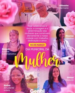 Caxias: Gentil Neto faz uma bela homenagem as mulheres pelo Dia Internacional da Mulher….