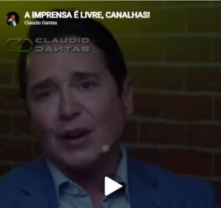 Assistam ao vídeo!!! Jornalista Claudio Dantas enquadra Dino e Moraes…