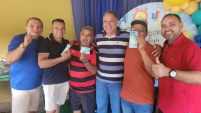 Presidente do Sinproesemma realiza sorteio em Lago dos Rodrigues às vésperas da eleição do sindicato