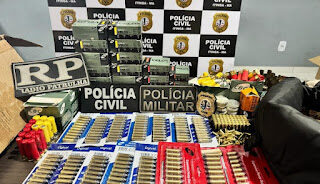 Operação policial fecha comércio ilegal de munições