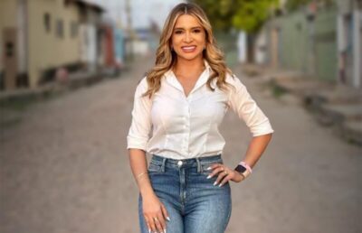 Conheça a vereadora presa pela PF agora pela manhã por negociar votos com o Bonde dos 40