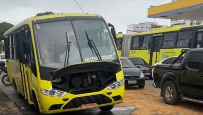 Ônibus tem princípio de incêndio no Centro de São Luís