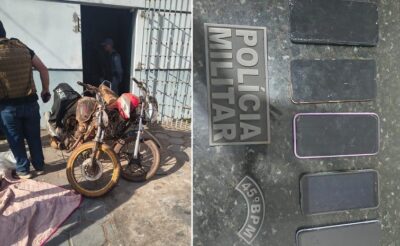 Operação Integrada em Palmeirândia resulta na recuperação de motocicletas e apreensão de materiais utilizados por faccionados