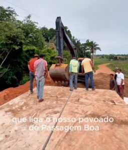 VÍDEO: Após anos de promessas não cumpridas, prefeito Itaires Tratorzão vai entregar ponte que liga Passagem Boa a Vão do Marco