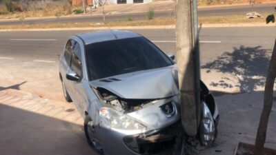 Choque no trânsito: colisões contra postes ainda preocupam no Maranhão