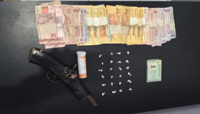 Homem é preso por tráfico de drogas e posse ilegal de arma em Pindaré-Mirim