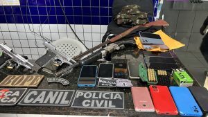 Megaoperação prende 9 e apreende 8 armas em ação contra o tráfico na Baixada Maranhense