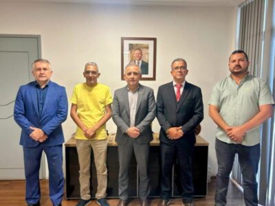 POLÍCIA CIVIL RECEBE DIREÇÃO DA ASFUJEMA PARA APRESENTAÇÃO DO PROJETO SEMEANDO VIDAS