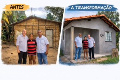 Deputado Hildo Rocha vistoria construção de casas na Raposa