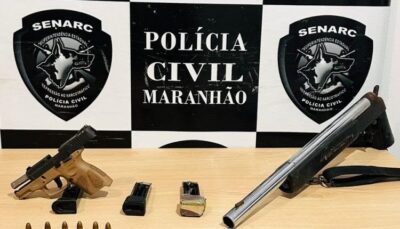 Polícia Civil prende homem por posse ilegal de arma de fogo em Timon