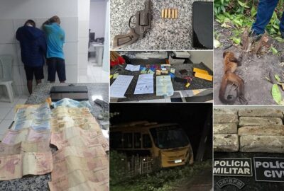Polícia registra acidentes, prisões, mortes, tentativas de homicídio e apreensões em 12 cidades da Baixada e Litoral Maranhense