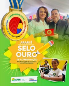 Arari conquista Selo Ouro e se destaca na educação nacional