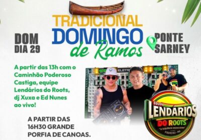 Prefeitura de Pinheiro anuncia evento especial para o Domingo de Ramos com esporte e música