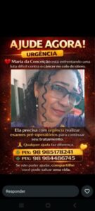 Mulher barreirinhense luta contra câncer no colo do útero e precisa de ajuda urgente para exames pré-operatórios