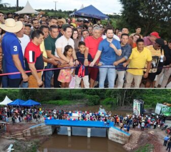 André da RalpNet entrega ponte de concreto e realiza sonho antigo de moradores em Pinheiro