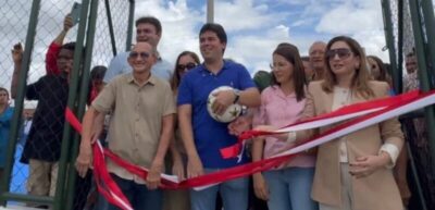 André Fufuca realiza última inauguração como ministro do Esporte e entrega Arena Brasil em povoado de Brejo (MA)