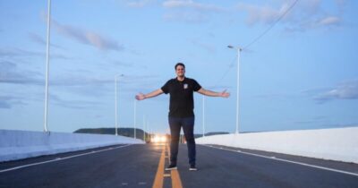 Orleans Brandão destaca a grandiosidade da Avenida Metropolitana durante entrega da segunda etapa da via neste sábado