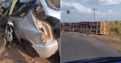 Motorista morre após colidir em carreta com botijões de gás na BR-222