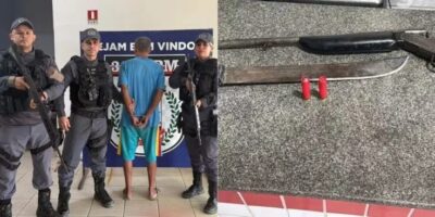 Homem ataca vizinho com facão e é preso no MA