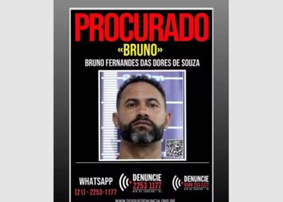 Disque Denúncia emite cartaz de foragido do goleiro Bruno e pede informações