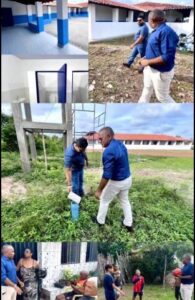 Prefeito Nivaldo vistoria Obras na Educação de Alcântara