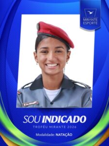 Pietra Diniz é indicada ao Troféu Mirante 2026 na modalidade Natação