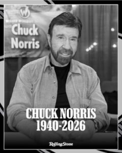 Morre Chuck Norris aos 86 anos