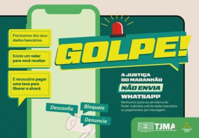 TJMA alerta sobre golpes aplicados pelo WhatsApp em nome de magistrados e servidores