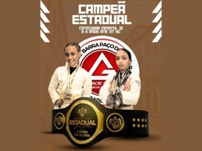 Dos tatames de Paço do Lumiar para o topo do Estado, Myrela conquista o título estadual de jiu-jítsu