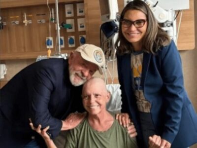 Roseana Sarney recebe visita de Lula durante internação em São Paulo