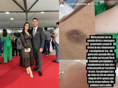 “Estava passando por isso dentro de casa”: Mariana Brandão denuncia agressões e faz alerta sobre violência contra a mulher