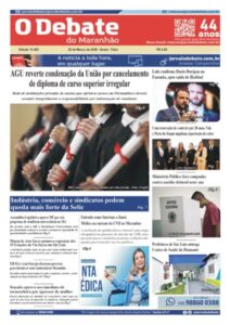 Jornal O Debate do dia 20/03/2026