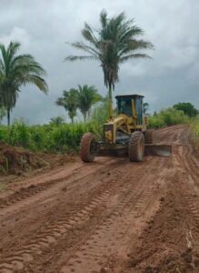 Obras de infraestrutura avançam na sede e zona rural de Buritirana