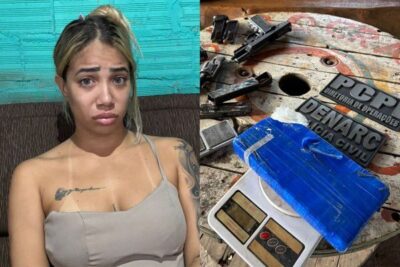 Influenciadora é presa com drogas e armas em Timon no Maranhão