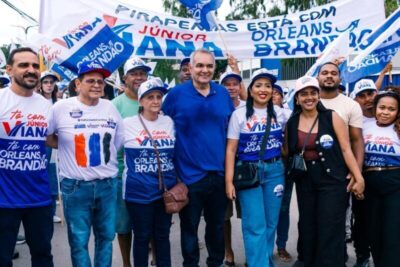 Júnior Viana leva uma grande comitiva ao lançamento de Orleans Brandão ao Governo do Maranhão