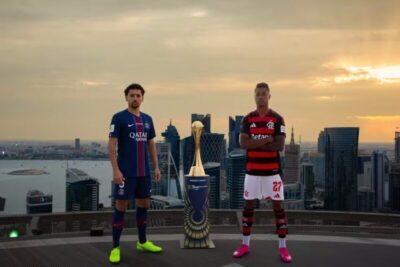 Capitães brasileiros protagonizam divulgação da final da Copa Intercontinental entre Flamengo e PSG