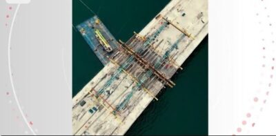 Estrutura da nova ponte entre TO e MA está com vão conectado, quase um ano após desabamento com 14 mortos