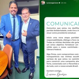 Como anunciado com exclusividade pelo Blog desde a semana passada, Luciano Genésio deixa o Solidariedade