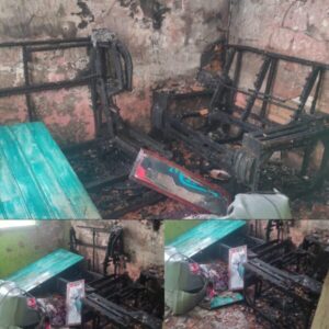 Criança de 3 anos fica ferida após incêndio criminoso em Porto Rico, no MA