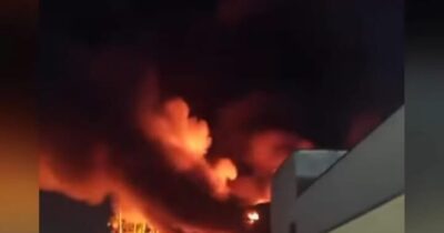 Fábrica de colchões pega fogo em São José de Ribamar