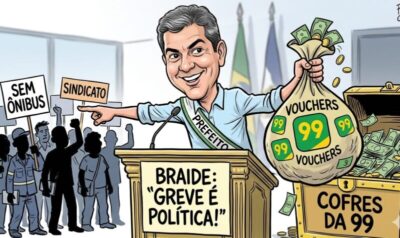 A Eterna Vítima: Braide terceiriza culpa, diz que greve é “política” e volta a inflar cofres da 99