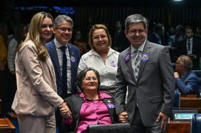 Senadores homenageiam Maria da Penha por sua atuação em defesa da mulher