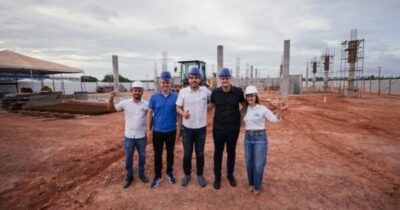 ORLEANS BRANDÃO VISTORIA OBRAS DE CONSTRUÇÃO DO NOVO TERMINAL…