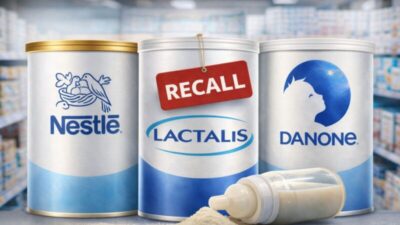 Nestlé, Danone e Lactalis suspendem lotes de fórmulas infantis