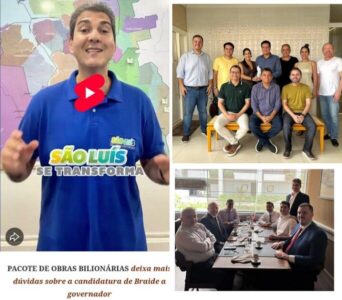 ‘Balde de água Fria’ – Com  investimento bilionário,  Braide insinua  que vai continuar na prefeitura; dinocomunistas perdem  esperança em apoiar para governador… – Blog do Varão